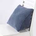 thumbnail image 3 of tredstone Polyester Support Cushion Pillows For Improved Posture And Back Support Soft And Comfortable blue 1 Pc, 3 of 6