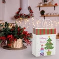 thumbnail image 5 of White kraft gift wrap tote for Christmas, 5 of 5