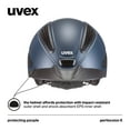 thumbnail image 2 of Uvex Perfexxion II, Adjustable and Ventilated Equestrian Helmet for Adults, Blue, L-XL, 2 of 6
