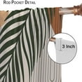 thumbnail image 5 of Boho Leaf Curtains, Bohemian Mid Century Palm Tropical Leaf Abstract Modern Minimalism Window Treatments for Living Room Bedroom Kitchen 2 Panel Fabric, 42x54 Inch, 5 of 6