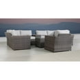 thumbnail image 2 of Living Source International Ensemble Sectionnel 11 Pcs avec Coussin en Brun/gris, 2 of 2