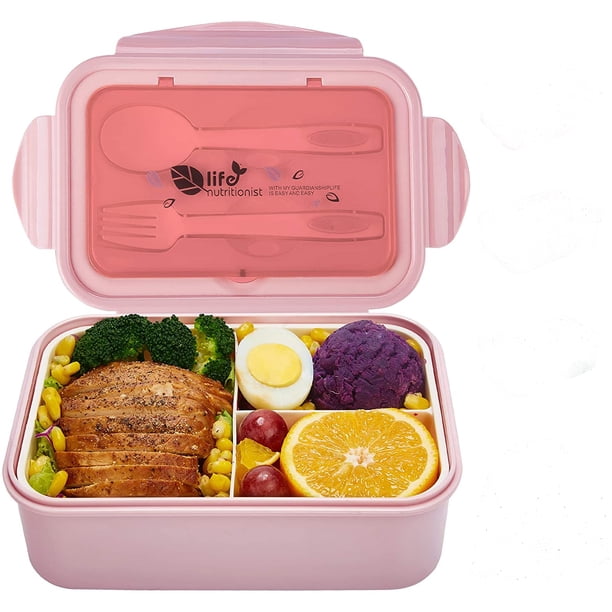 Caja bento para adultos para adultos, fiambrera hermética, almuerzo para llevar, fiambrera segura para alimentos Adepaton WL-00275-3
