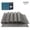 Gray, variant on Nuu Garden Avestar Placemats Set of 6 for Dining Table Washable Woven Vinyl Placemat Non-Slip Heat Resistant Kitchen Table Mats, Gift Box, Dark Gray