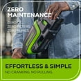 thumbnail image 4 of Open Box Greenworks 80V 17" Brushless String Trimmer, Shoulder Strap, Precut Line included with 2.0Ah Battery & Charger, 4 of 11