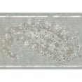 thumbnail image 1 of Silver Black White Abstract Paisley Wallpaper Border Design, Roll 15' x 7'', 1 of 3