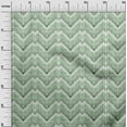 thumbnail image 3 of oneOone Polyester Spandex Green Fabric Chevron Sewing Material Print Fabric By The Yard 56 Inch Wide, 3 of 4