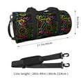 thumbnail image 4 of KLL Color Summer Duffle Bag For Men Women Sport Gym Fitness Tote Travel Training Workout Basketball Football Weekender, 4 of 8