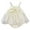 Beige, variant on Utlike Baby Girls Bodysuits Summer Dress Sleeveless Mesh Bow Tie Party Outfit Casual Romper For Toddler Regular Fit Playsuits Daily Wear Size 0 Months-3 Months