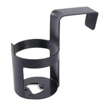 Universal Car Cup Holder with Door Mount Hook, Adjustable Fit for Bottles & Drinks, Easy Installation
