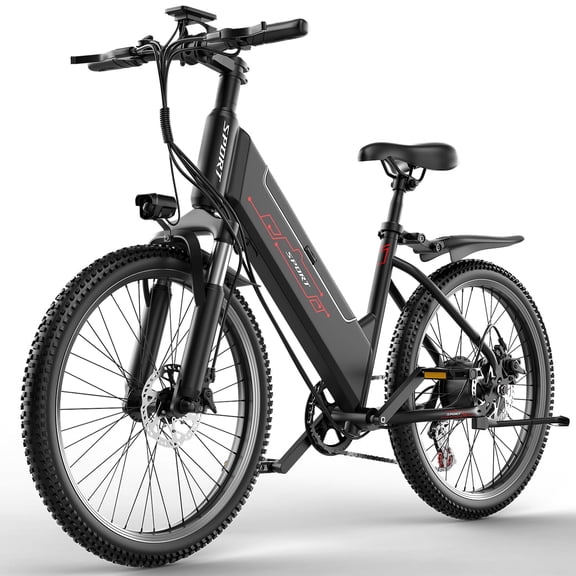 ASKGO Electric Bike for Adults, 26”Electric Mountain Bike 1500W (Peak) Motor,10.4A Internal Battery &LCD Display,55 Miles, UL2849