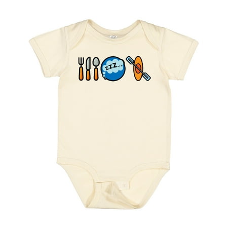 

Inktastic Kayaking Eat Sleep Kayak Gift Baby Boy or Baby Girl Bodysuit