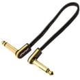 thumbnail image 1 of EBS Câble Plat Premium Or - Angle, 18 cm, 1 of 2
