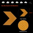 thumbnail image 3 of Uxcell Reflective Stickers, 20Pcs Arrow Reflective Sticker, Fluorescent Yellow, 3 of 6