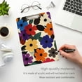 thumbnail image 3 of FORMRS Acrylic Clipboard with Low Profile Clip Standard A4 Letter Size, 12.5" x 9", Large Colorful Flowers Pattern, 3 of 8