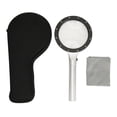 thumbnail image 1 of Magnifying Glass with 12 LED Lights 5X 10X Lighted Large Magnifying Glass Handheld Two Brightness Level Magnifier, 1 of 15