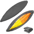 thumbnail image 4 of Funda para kayak de exterior, funda para almacenamiento de canoa, resistente a la lluvia, al sol, al polvo y a la nieve, color gris, 3,6-4 m, 4 of 5