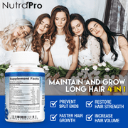 Long Hair Gummies – Anti-Hair Loss Supplement for Faster Hair Growth of Weak, Thinning Hair – Grow Long Thick Hair & with Biotin and 10 Hair Vitamins. (Twin Pack).