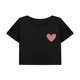 thumbnail image 1 of Camiseta corta de verano suave con cuello redondo para mujer, para senderismo en la calle, regalo del día de San Valentín S, 1 of 7