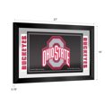 thumbnail image 2 of Ohio State University Logo Black Ready-To-Hang Black Framed Wall Mirror, 2 of 4