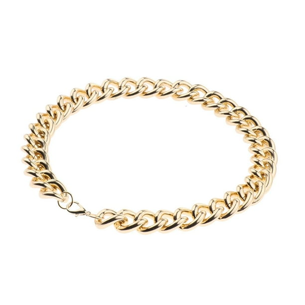 Collar de cadena Yuyangstore Gargantilla Punk 45CM para Hombre Mujer