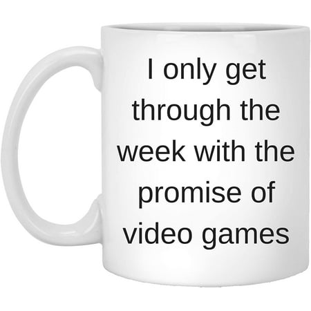 

Funny Video Games Week Coffee Mug Gifts Ideas White Cup 11 Oz Christmas 2022 Gifts