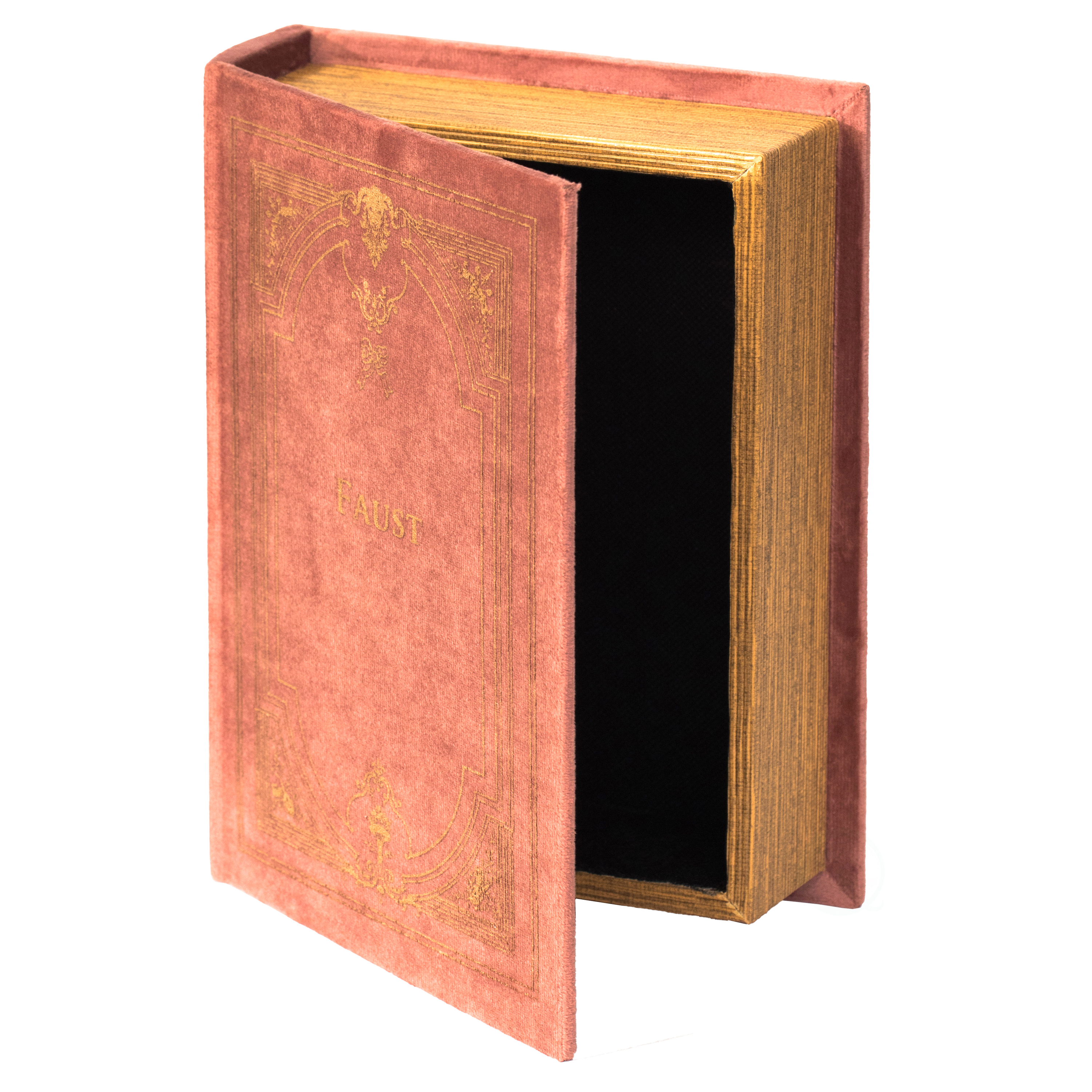 Decorative Vintage Book Shaped Trinket Storage Box - image 4 of 10