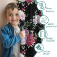thumbnail image 3 of Blackout Kids Curtains,Pioneer Flower Floral Print Pattern Childrens Insulated Curtains Set Of 2,Bedroom Essentials,Toddler Room Decor 42"x63", 3 of 5