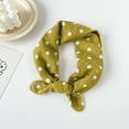 thumbnail image 1 of Nvzi Elegante bufanda cuadrada pequeña, nueva diadema de primavera, bufanda de algodón y cáñamo estampada versátil, 1 pieza (amarillo), 1 of 3