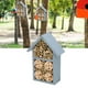 thumbnail image 4 of Casa De Insectos, Troncos De Madera Colgantes Para Hotel De Insectos Y Caja Fuerte Resistente De Bambú Para Mariposas, Abejas Para Suministros De Jardín Cergrey Wooden Insect House, 4 of 8