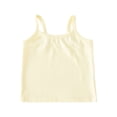 thumbnail image 4 of Gubotare Tank Tops for Girls Undershirt Girls Dance Tank Tops Sleeveless Racerback Athletic Shirts Dance Outfit for Ballet Gymnastics Size 8-9 (Light Yellow,8-9 Years), 4 of 7