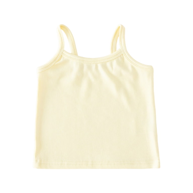JUMEYU Girl Tank Top Unisex Kids Toddler Baby Boys Girls Solid
