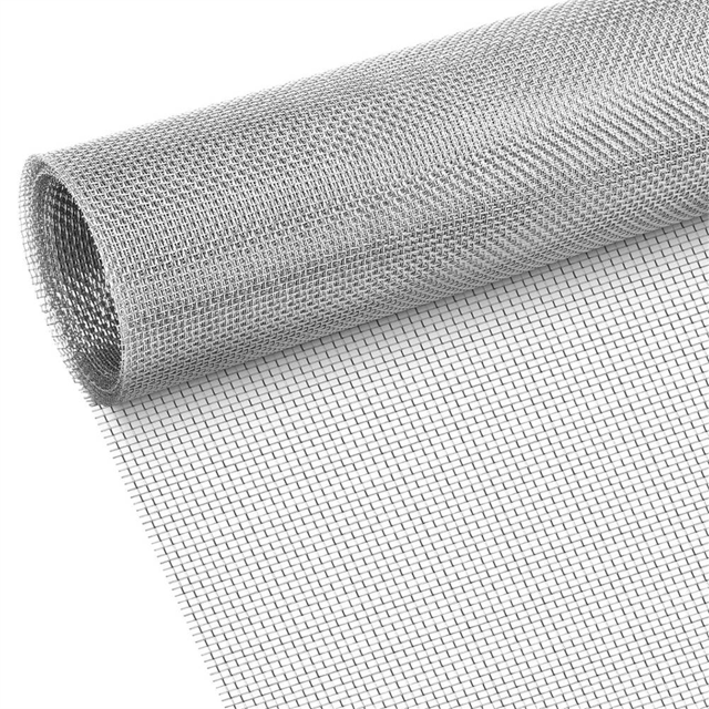 304 Stainless Steel Mesh Sheet Size,20 Mesh Woven Wire Mesh Gap-Blocker, Metal Filter Fine Screen Roll Drain Cover Mesh