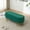 GREEN, variant on Storage Bench Bedroom Bench, Velvet Oval Upholstered End of Bed Bench with Golden Metal Legs, 46” Modern Storage Ottoman Bench for Bedroom, Living Room, Entryway, Window, Ivory