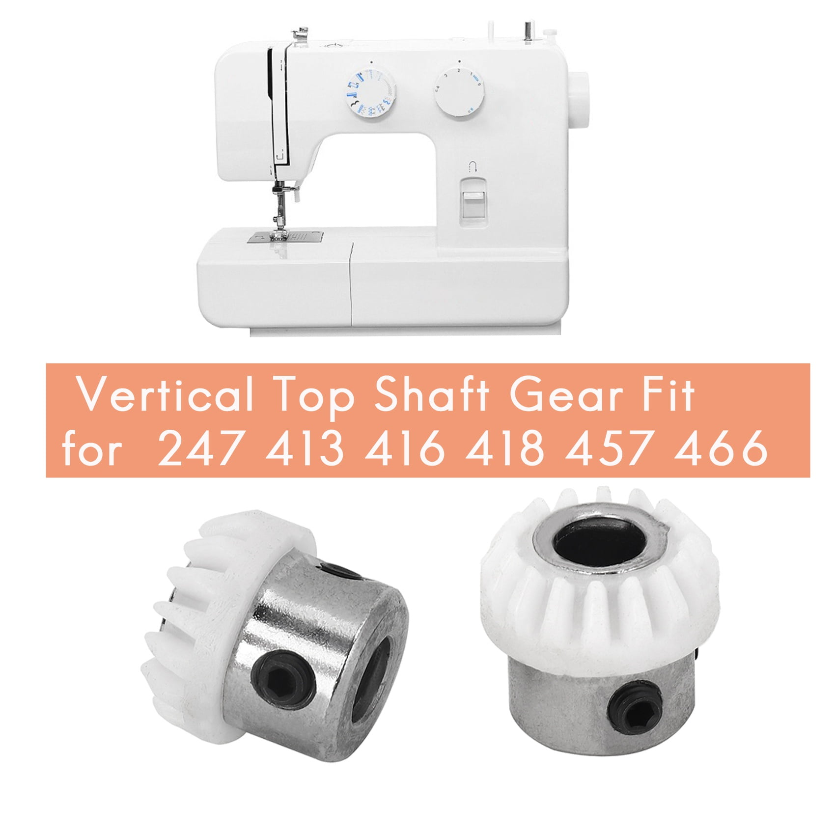 1 set Domestic sewing machine parts for Singer bevel gear #382879/382980  (382877 tall gear + 382879 low gear) - AliExpress