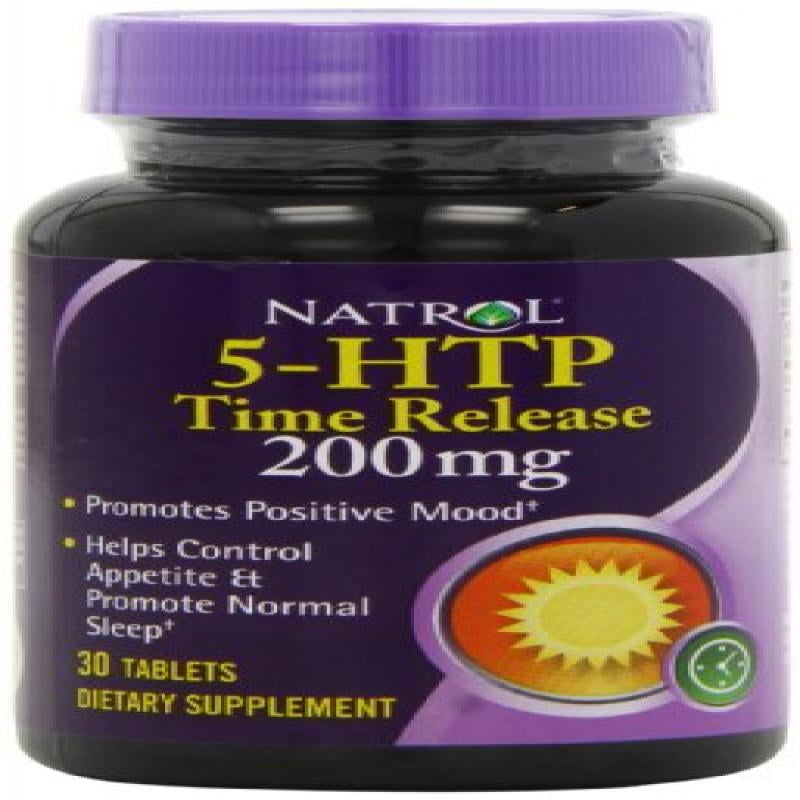 Natrol 5HTP Time Release Tablets, 200mg, 30 count
