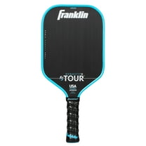 Franklin Sports Pro Pickleball Paddles - FS Tour Series Carbon Fiber Pickleball Paddles - Official USA Pickleball (USAPA) Approved Paddles - Dynasty Pro Player Paddle - 14mm Polymer Core - Blue