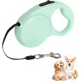 thumbnail image 1 of Correa retráctil para perros, correa extensible de 5 m con mango antideslizante, correa retráctil antienredos para perros pequeños y medianos de hasta 25 kg (verde), 1 of 5