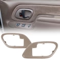 thumbnail image 4 of CROSSDESIGN Interior Door Handle Bezel Fit for Chevy C1500 Truck 1995-1999/C2500 1995-2000 Brown, 4 of 9