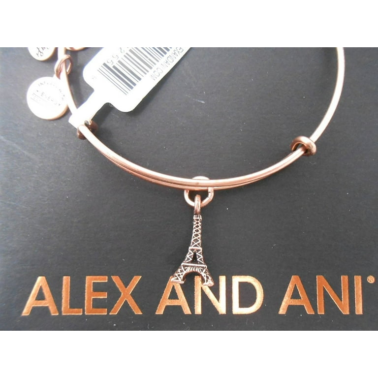 Alex and Ani Womens Eiffel Tower Bangle Rafaelian Rose Gold One Size Walmart