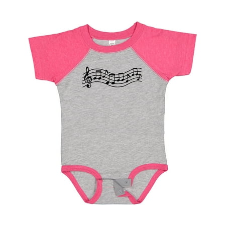 

Inktastic Music Staff Musical Gift Gift Baby Boy or Baby Girl Bodysuit