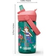 thumbnail image 5 of Camelbak Thrive™ Flip Straw Kids 14oz Bottle, Mermaid Friends, 5 of 7