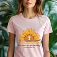 thumbnail image 5 of His Mercies Are New Every Morning Lamentations 3:23 Christian T-Shirt, Maroon, Size L, 5 of 6