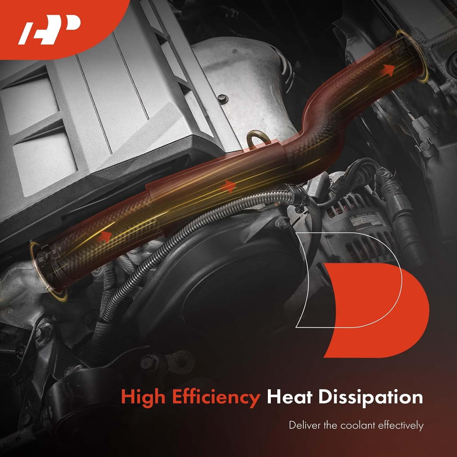 A-Premium APRH0006 Upper Radiator Coolant Hose Replacement