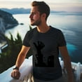 thumbnail image 5 of Summer Short Sleeve Tops Crew Neck Shirts for Men Skull (52)Plus Size Tee Shirts XS-5XL, 5 of 5