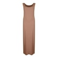 thumbnail image 4 of Mohiass Womens Cocktail Bodycon Sleeveless Slim Casual Tank Long Maxi Dress Beige 2XL, 4 of 4