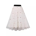 thumbnail image 2 of Xunlbb Up to 50% off Women's Long Skirts, Women's Fashion Summertime Fallow Waist In Printing A-line Skirt Gift for Girls, Size S-2XL, 2 of 5