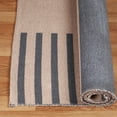 thumbnail image 5 of Modern Line Pattern Indoor/ Outdoor Rug, 6' x 9', Beige, 5 of 9