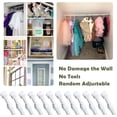 thumbnail image 2 of 12 Pack Tension Rods for Windows 28 to 48 Inch Spring Tension Rod Adjustable Metal No Drill Curtain Rod for Windows, Shower, Door, Kitchen (White, 12 Pack), 2 of 5