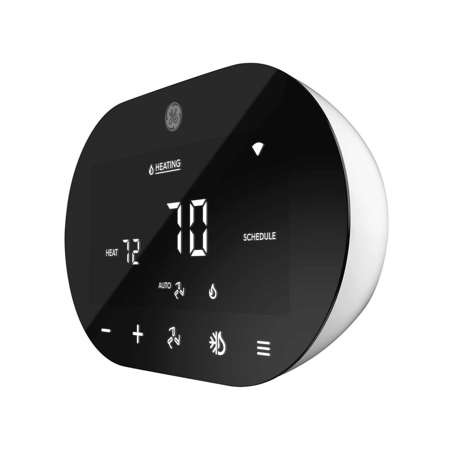 GE CYNC Smart Thermostat, Programmable, Bluetooth and Wi-Fi Enabled, Alexa and Google Home Compatible, Touchscreen (1 Pack) Sansujyuku sansujyuku.com