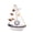 A, variant on KGJQ Mini Sailboat Model Nautical Resin Sailing Boat Decoration with Shell Starfish Rustic Vintage Beach Ocean Theme Ship Ornament for Home Office Bedroom